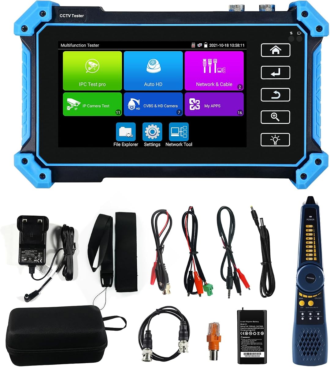 Upgraded 8k Ip Camera Tester With Poe Wanlutech Cctv Test | Desertcart ...