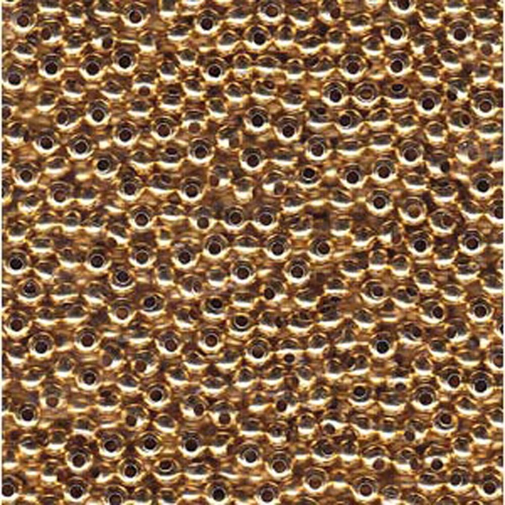 Genuine Metal Seed Beads 15/0 24Kt Gold Plated 15 Grams