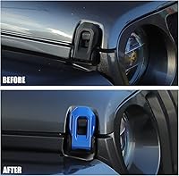 Vista 4 de Hoolcar Cubierta de soportes de cierre de capó para Jeep Wrangler JL JLU 2018-2021 y Gladiator JT 2020-2021, azul