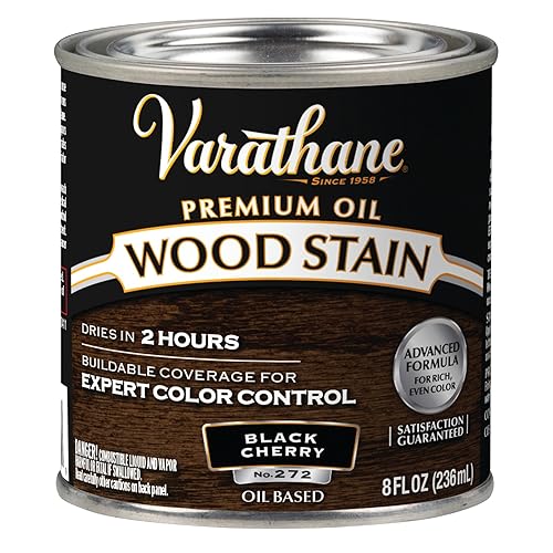 Varathane 1/2 pt Rust-Oleum 241413 Black Cherry Varathane Oil-Based Interior