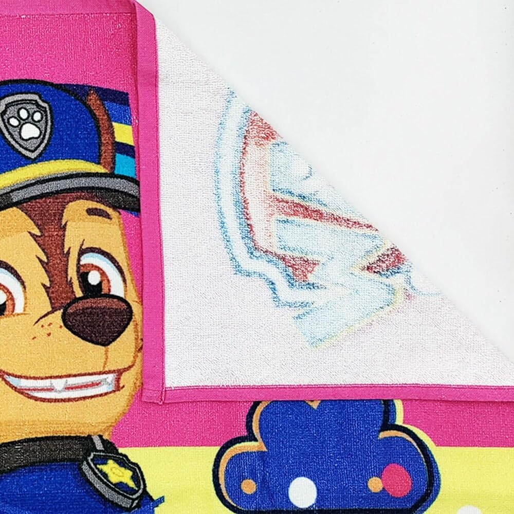Paw Patrol Boys Chase, Marshal, Rubble, and Sky is Flying Dog Hooded Poncho Towel