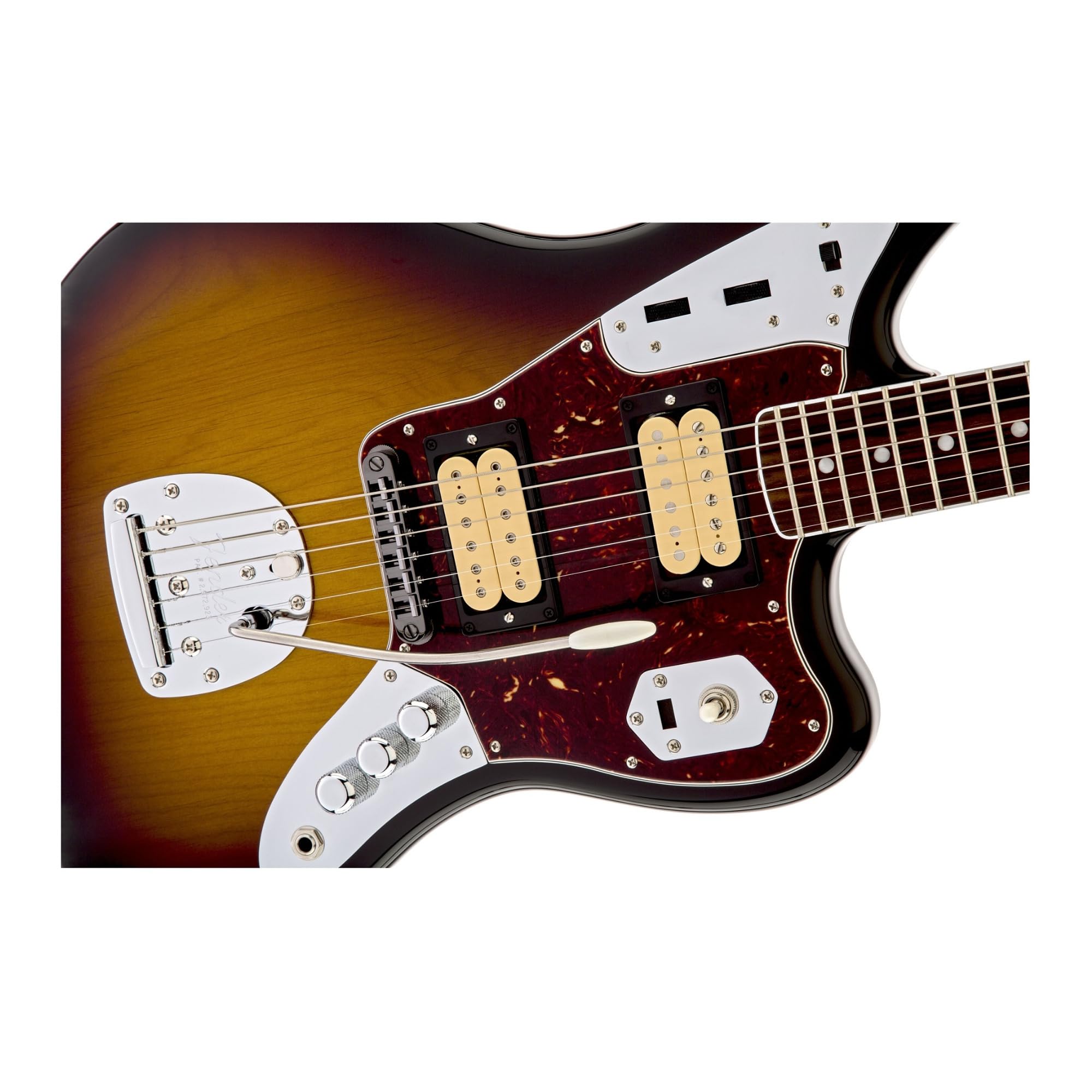 Fender 0143001700 Kurt Cobain Jaguar Palisander Griffbrett E-Gitarre - Sunburst
