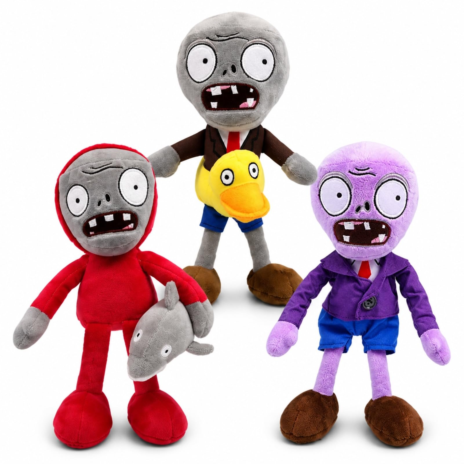 Amazon.com: Dyharnsty 3Pcs Plants vs Zombies Plush Toys Zombie
