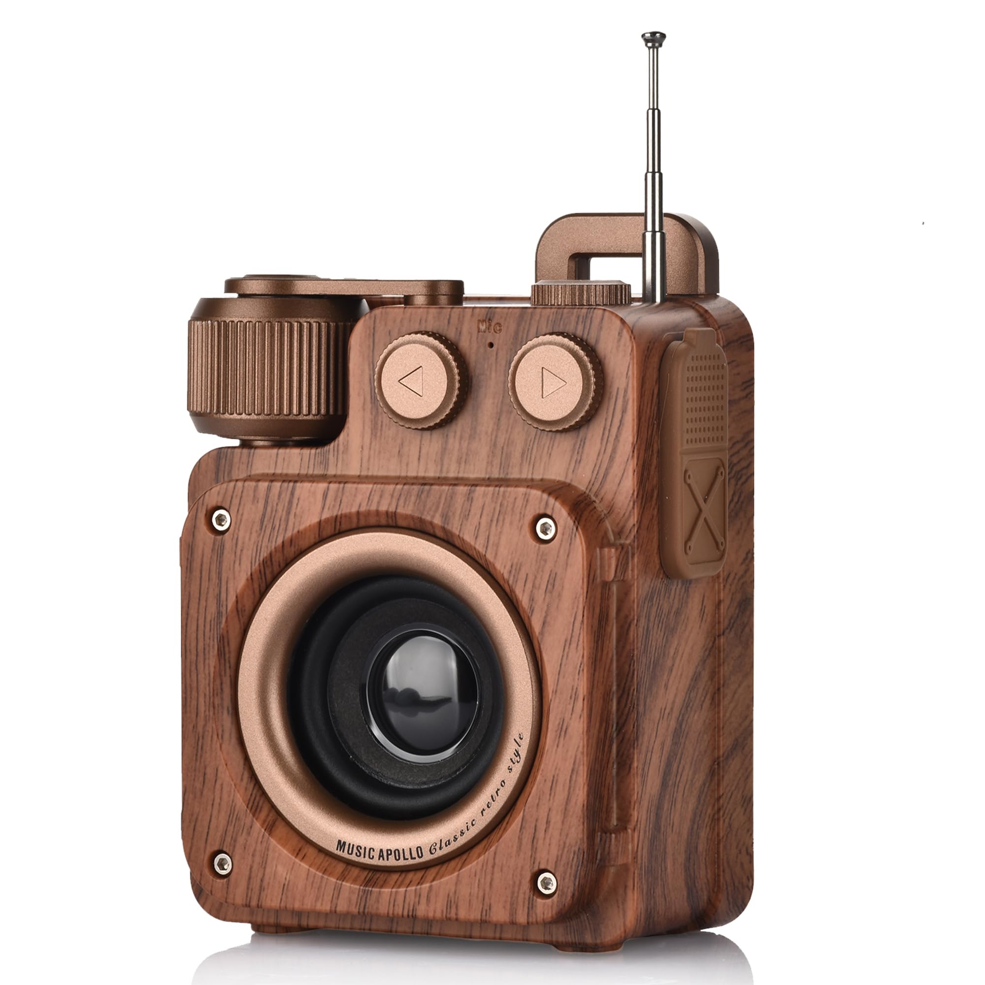 Amazon.com: XYNGU Retro Bluetooth Speaker with FM Radio, Wireless
