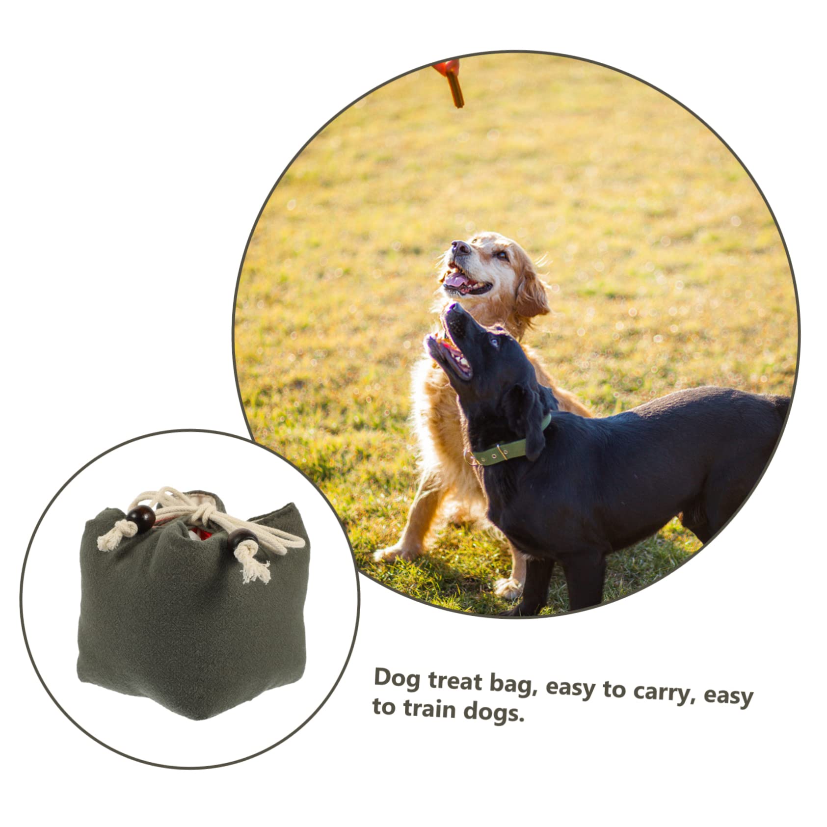 POPETPOP 5st Hund Snack Tasche Snackbeutel Für Hunde Bauchtasche Für Hundeleckerli Leckerlibeutel Für Welpen Spenderbehälter Trainingsbeutel Für Welpen Klicker Stoff Kotbeutel Strahlport
