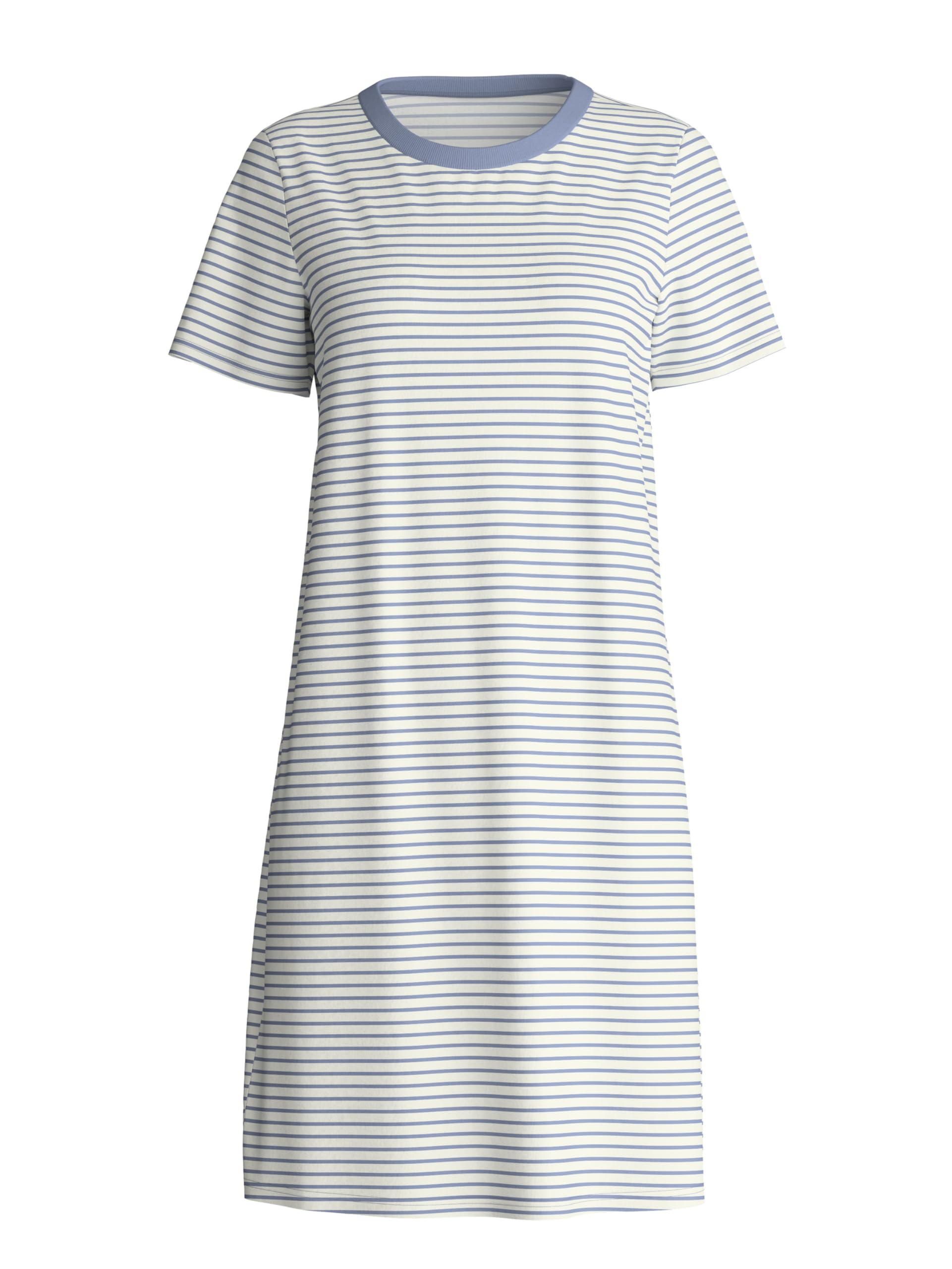 CALIDA Cotton Special Kurzarm-Nachthemd Damen | weich, pflegeleicht, formbeständig, lockere Passform, Länge 95cm