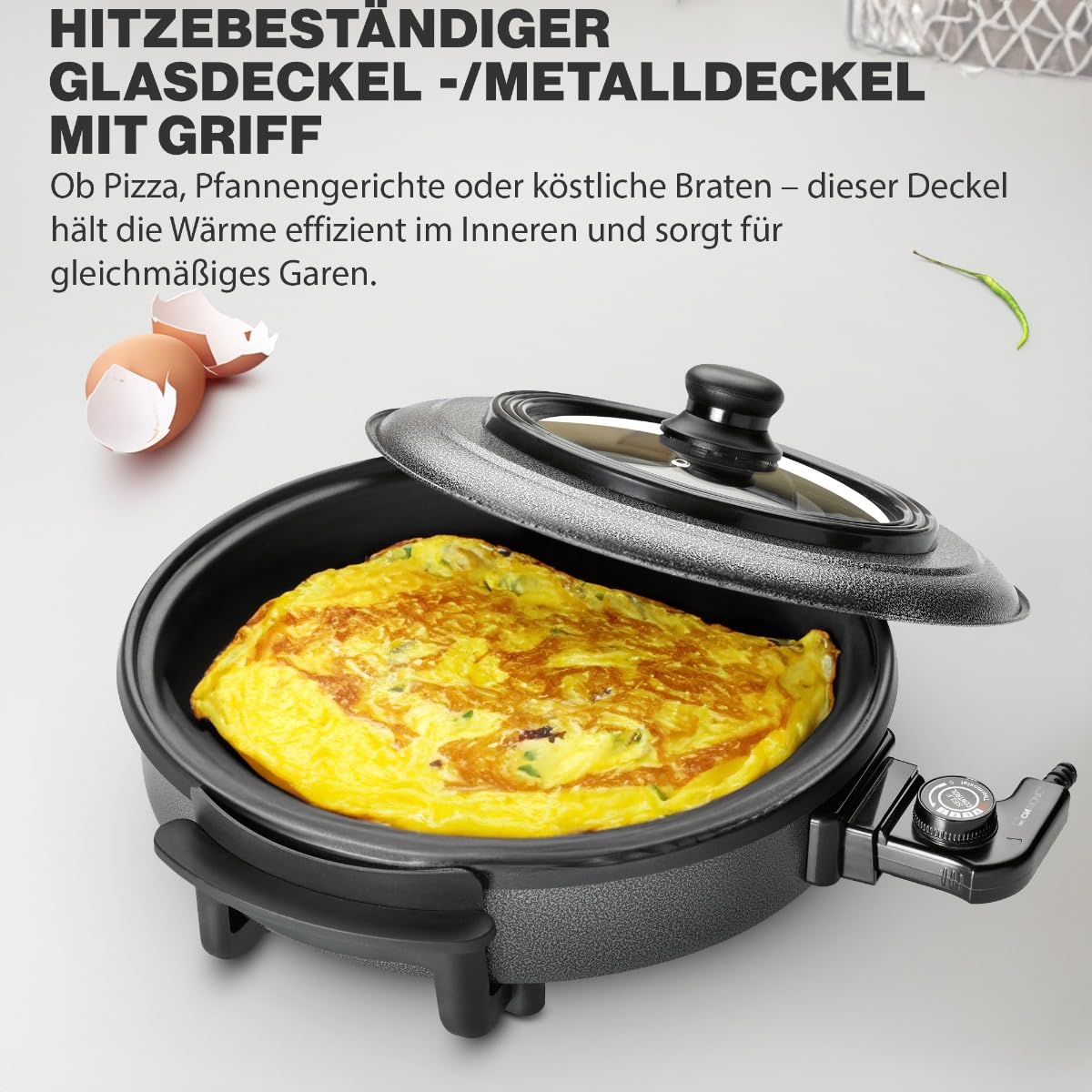 Clatronic PP 3402 Padella Stufati e Arrosti