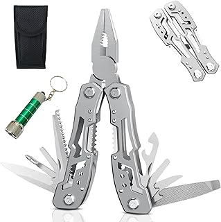 Multi-ferramenta inox com alicate e lâminas