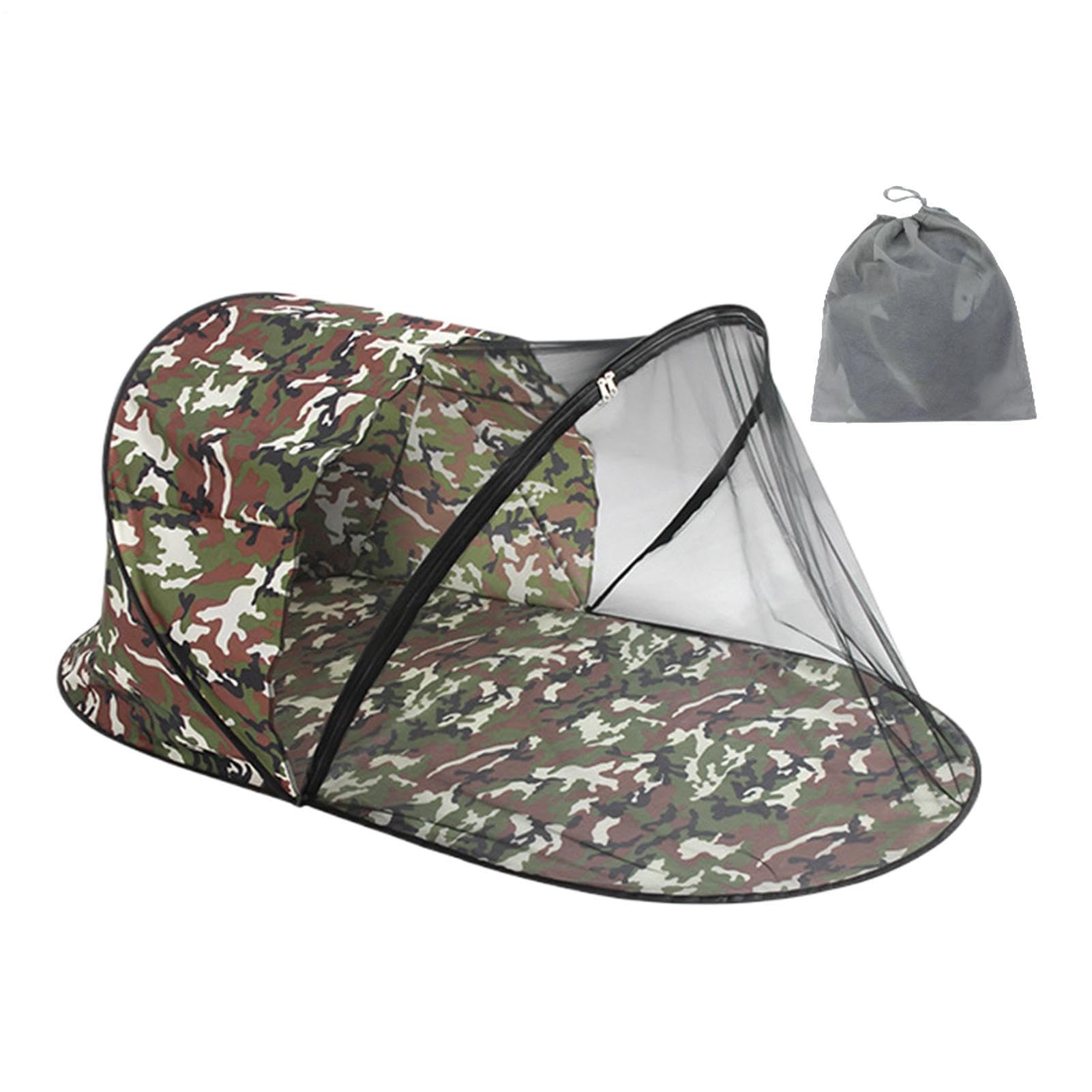 Filet – Tente de lit à ouverture rapide | Auvent pliable respirant Scre | Filet en maille en fibre de verre portable pour jardin, terrasse, camping, voyage - 190 x 90 x 71 cm