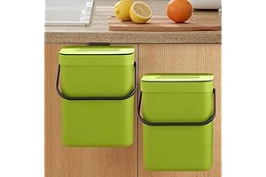 LALASTAR Small Countertop Collapsible Hanging Trash Can with Lid