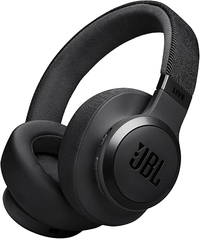 JBL Live 770NC - Wireless Over-Ear Headphones with True Adaptive Noise Cancel...