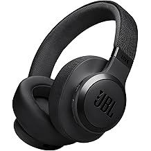 JBL Live 770NC - Wireless Over-Ear Headphones with True Adaptive Noise Cancelling with Smart Ambient, Up to 65 Hours of Battery Life, Comfort-fit Fabric Headband &amp; Carrying Pouch (Black)