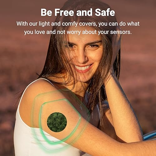 Miniatura 9 de Dexcom - Parches adhesivos para sensor G7, protector de cinta con sensor estampado, cinta CGM, 16 piezas coloridas, impermeables y resistentes al