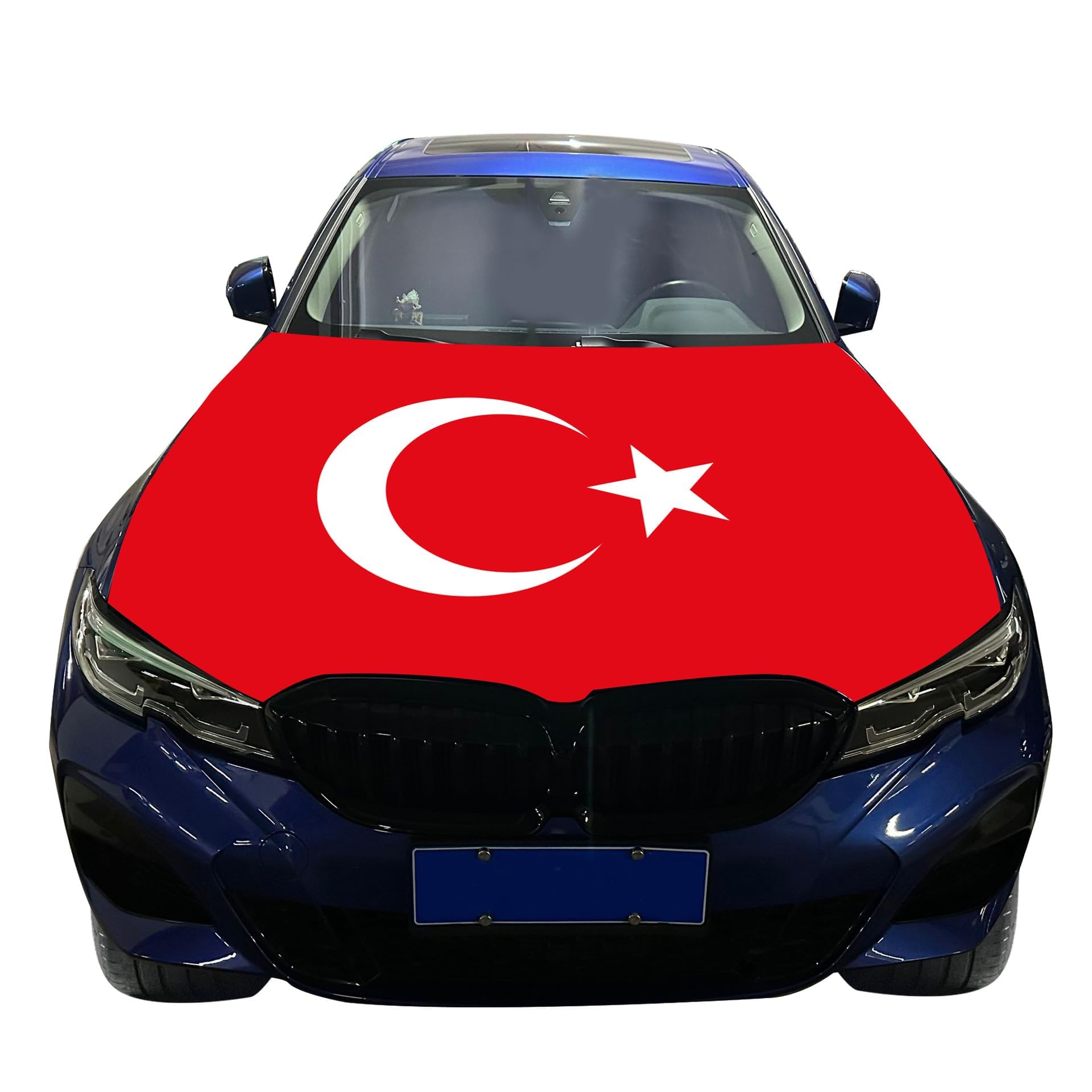 Turchia bandiera cofano auto copriletto Türkiye Bayrak