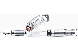 TWSBI Diamond 580 ALR Nickel Gray: A Transparent, Piston-Filled Fountain Pen for Superior Writing Performance