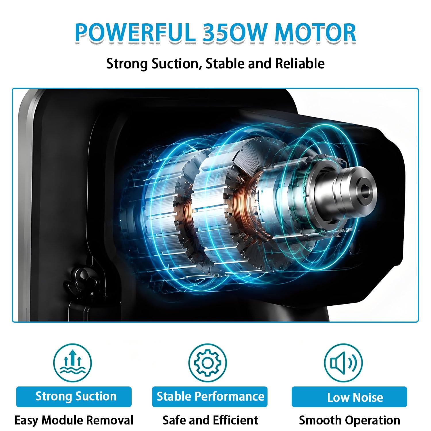 Ventosa per pannelli LED, sollevatore portatile (capacità di sollevamento 30 kg) con custodia da trasporto, 3 ventose regolabili, batteria da 2000 mAh; ideale per schermi curvi e schermi a pavimento.