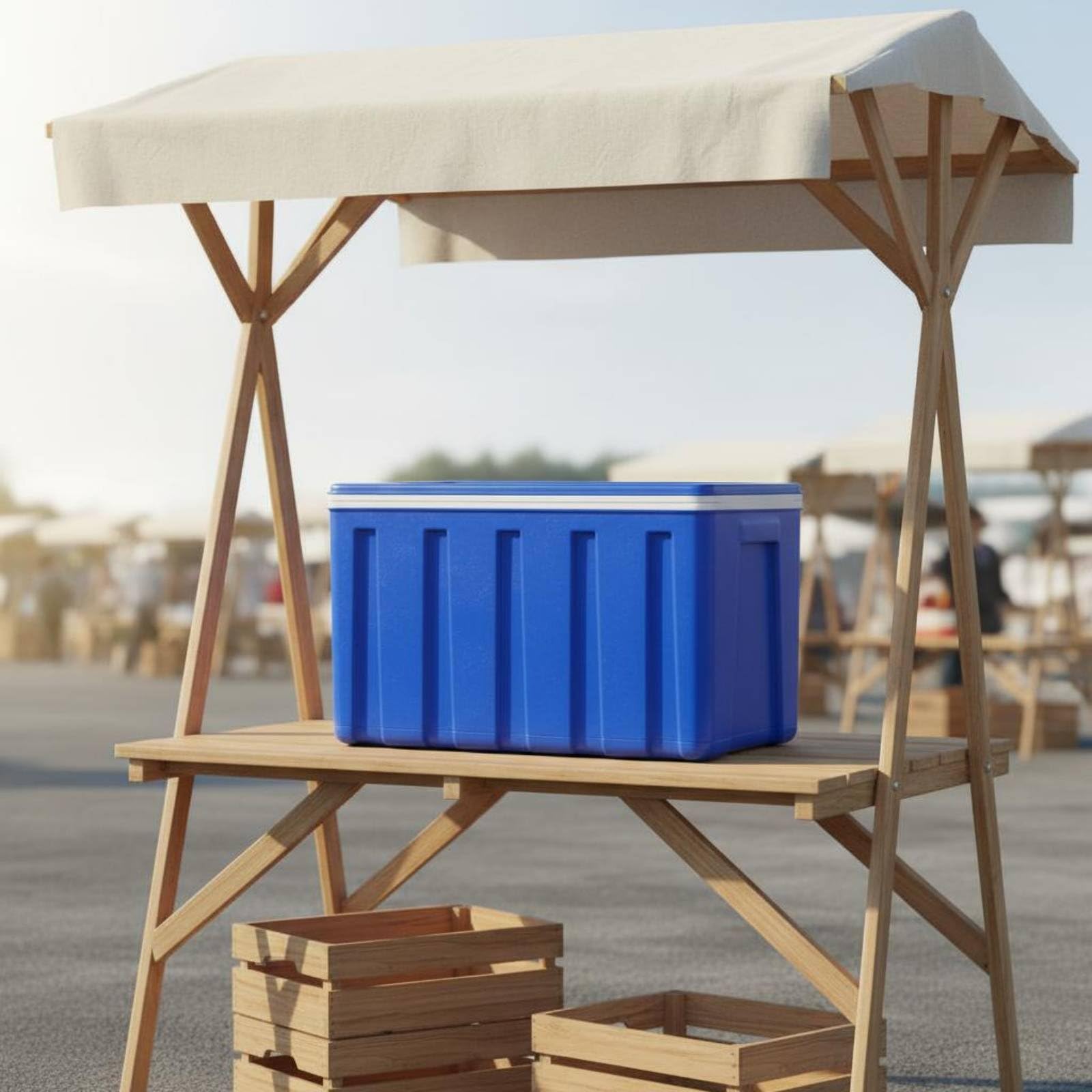 Almencla Contenitore Termico Isolato Portatile con Termico a Strati per Protezione di Alimenti E Bibite Costruito in Materiale PP