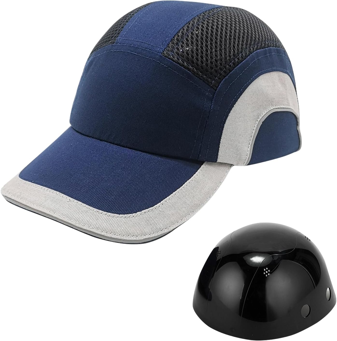 Lightweight Hard Hat Safety Bump Cap Safety Hard Hat Head Protection Cap Breathable Baseball Hat Style Comfortable Head Protection Hat for Work