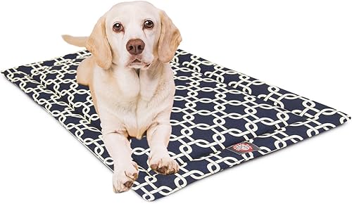 Miniatura 8 de Majestic Pet Products - Tapete para cama de perro con eslabones de 24 pulgadas Negro -,Gris,Azul marino,Rojo -