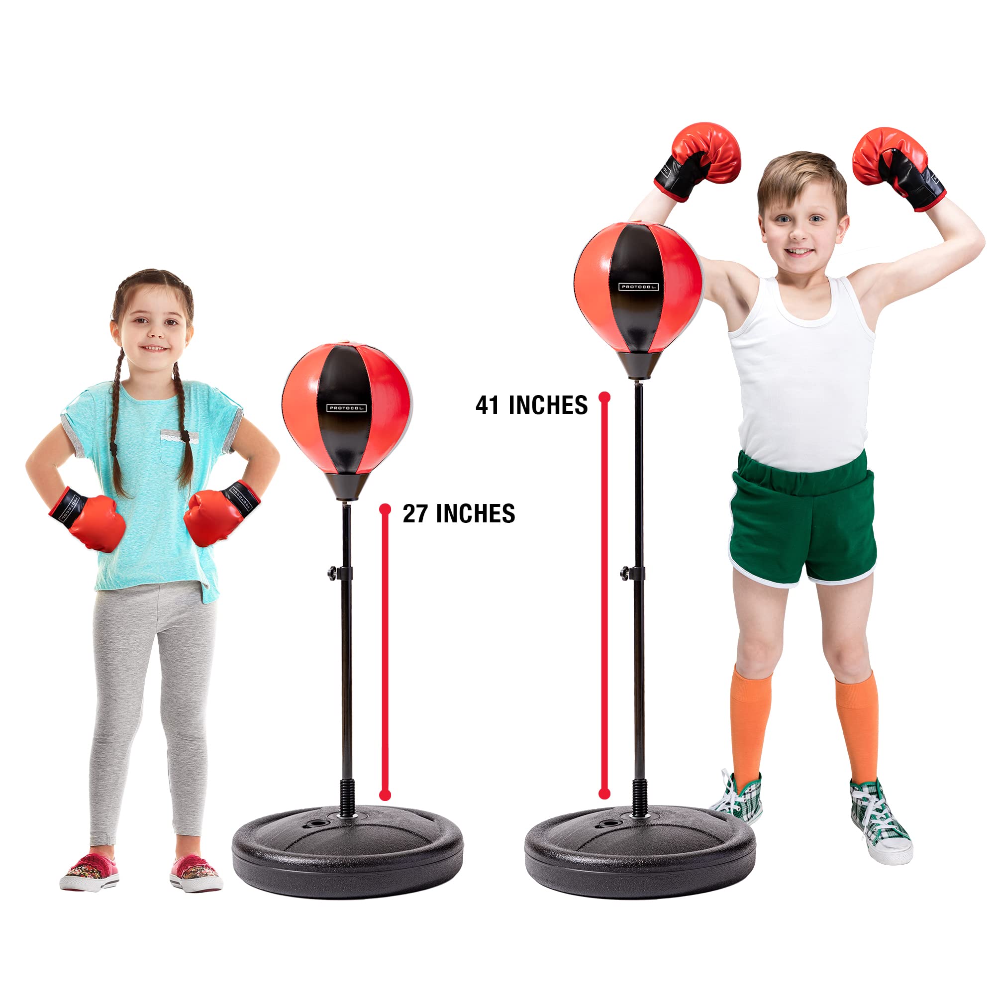 Protocol Punching Bag with Stand for Adults & Kids Punching Bag