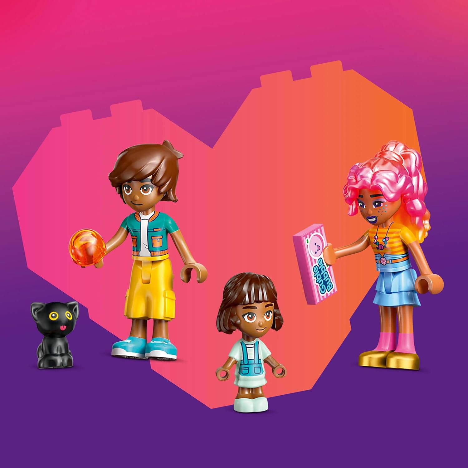 Lego 42649 Heart Lake City Candy Shop, Toy, Birthday Gift, Blocks, Educational Girls, Boys, Children, 6, 7, 8, 9, Pretend Play, Pretend Play