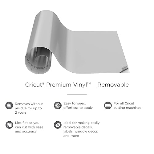 Miniatura 3 de Cricut - Vinilo removible de alta calidad (12 x 15 pies), sin residuos, fácil de quitar hasta 2 años, perfecto para proyectos de bricolaje en