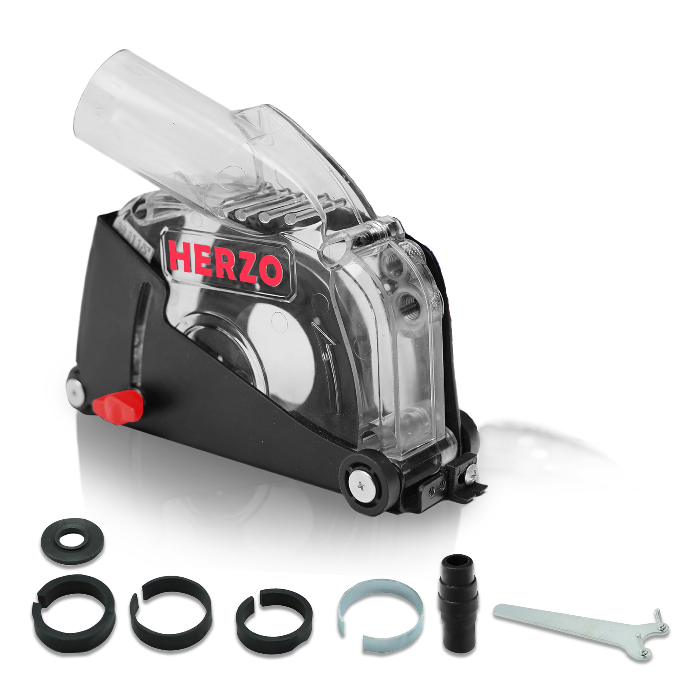 HERZO Cuffia Aspirazione Smerigliatrici per Smerigliatrice Angolare 115mm/125mm...
