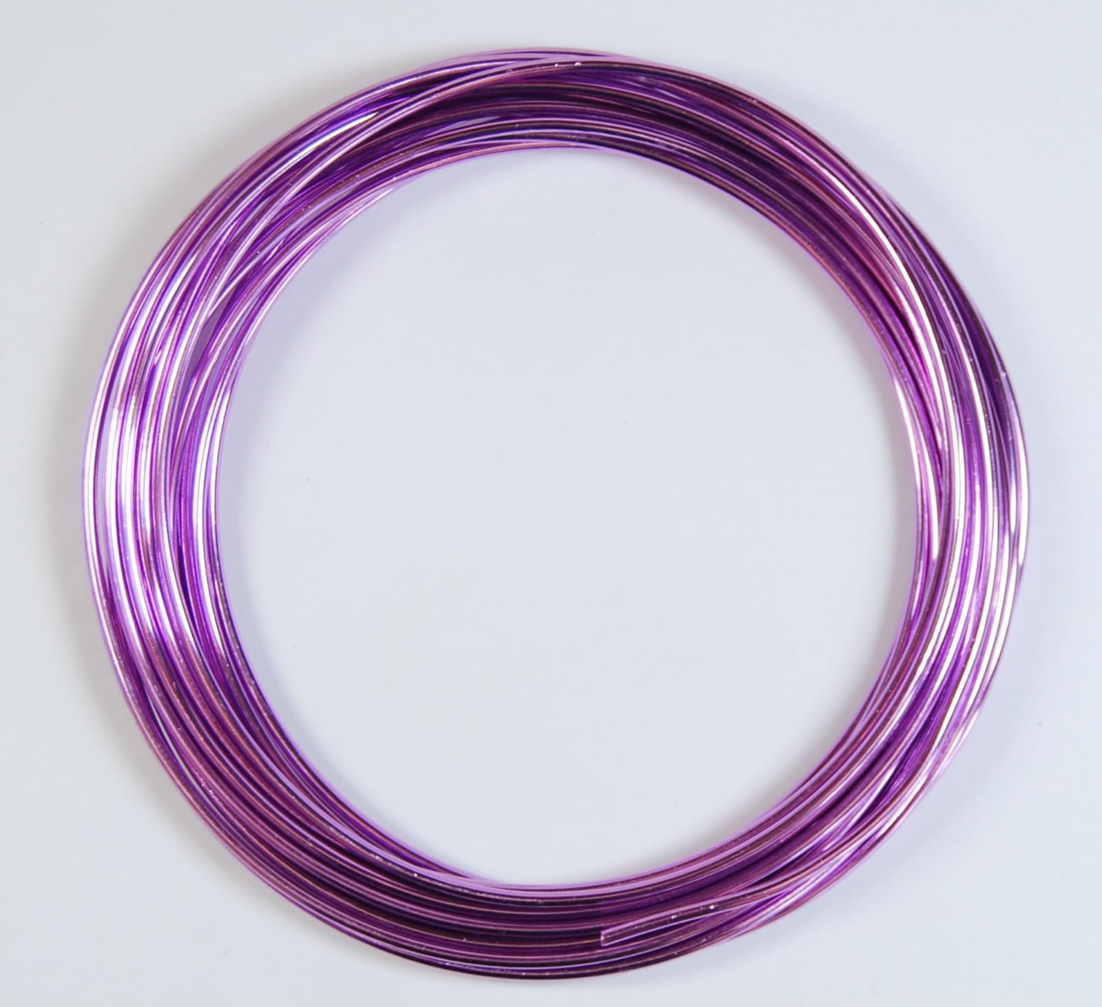 celloexpress Aluminium Craft Wire - 2mm x 5m (Diameter x Length) - Aluminium Wire 12 Guage (Lilac)