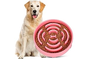Slow Feeder Dog Bowls for Large Dogs Anti-Chocking Slower Feeder Dog Puzzle Bowl