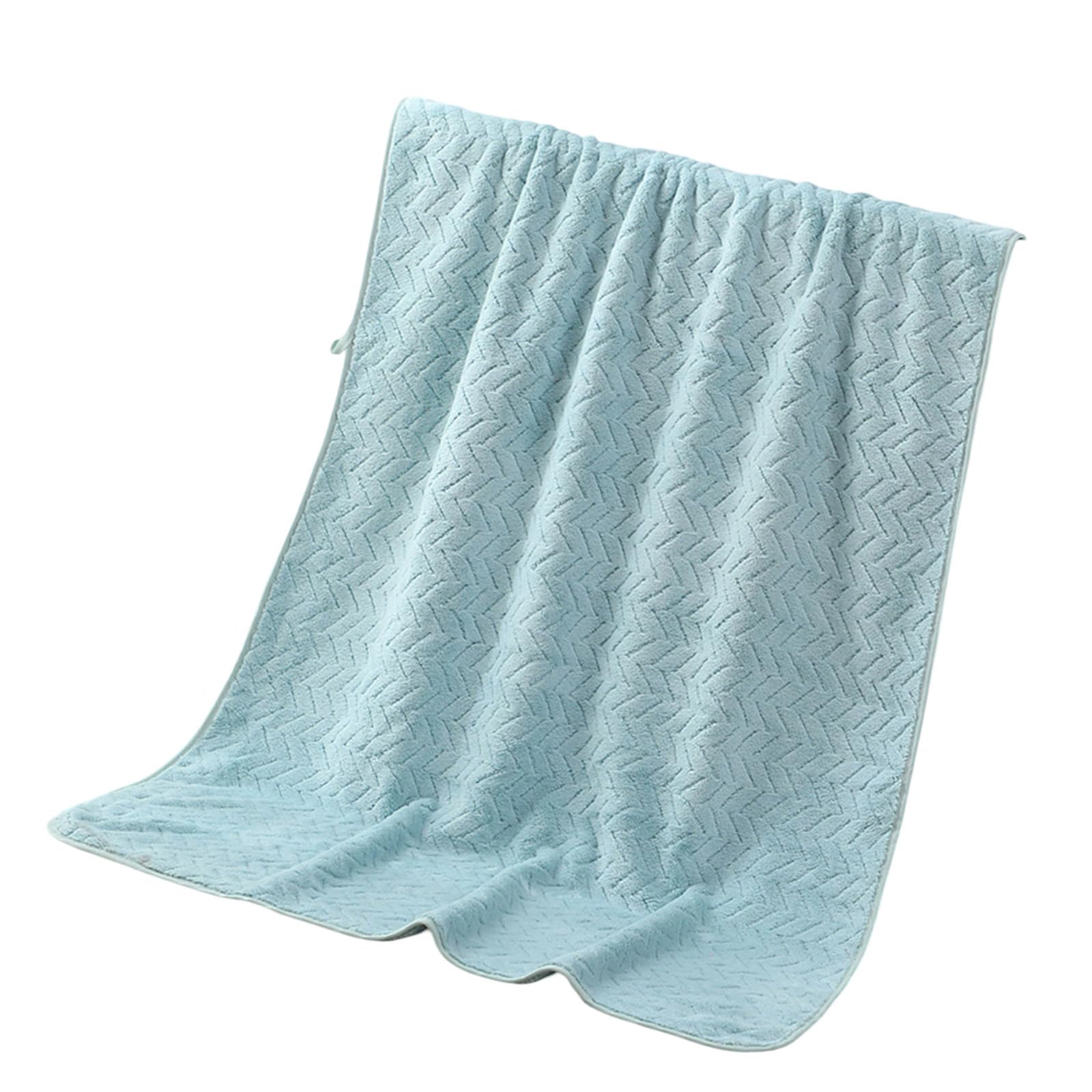 Elnwnnkc Plushes Cotton Bathroom Hand Towel, Quick Absorbency Bath Towel for Daily Comfort Cotton Bath