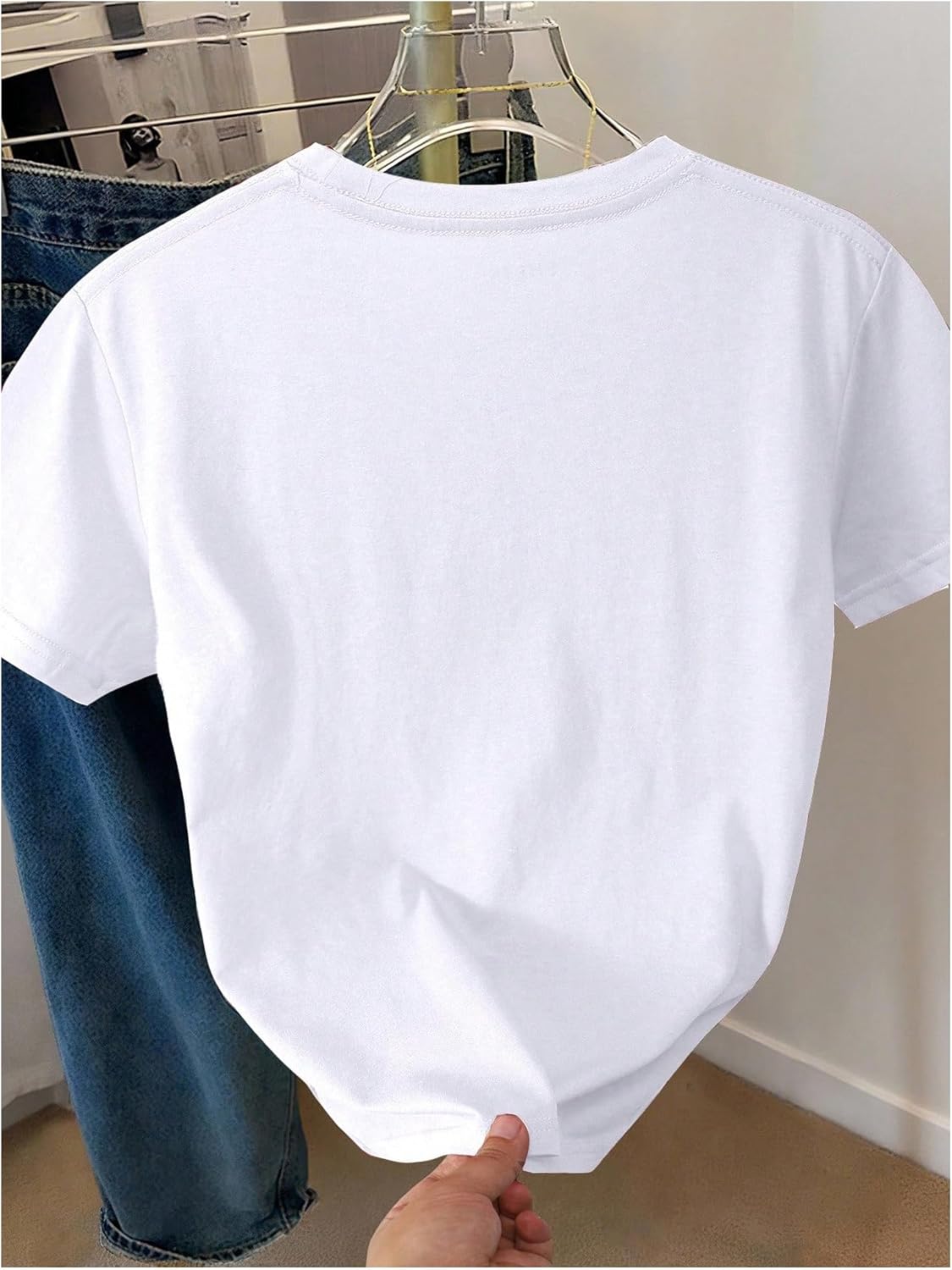 SOLY HUX Women's Graphic Tee Shirts Vintage Short Sleeve Crewneck Summer Tshirt Tops - Image 2