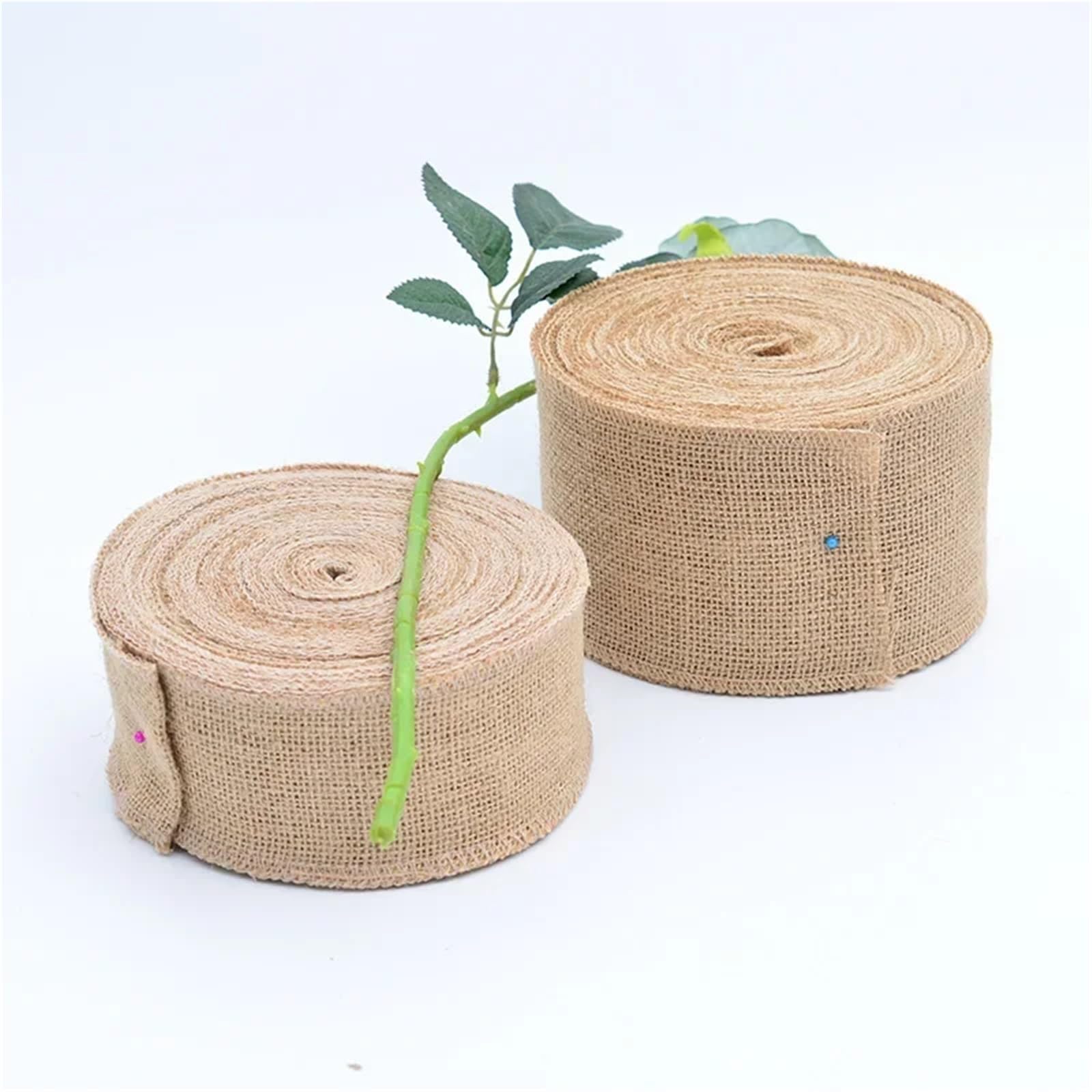 Juteband 1–10 Meter/Rolle, natürliches Jute-Sackleinen-Spitzen-Sackleinen-Hanfband, Vintage, rustikal, for Hochzeit, Party, Weihnachten, Dekoration, DIY-Handwerk(100mm width,10 Meter)