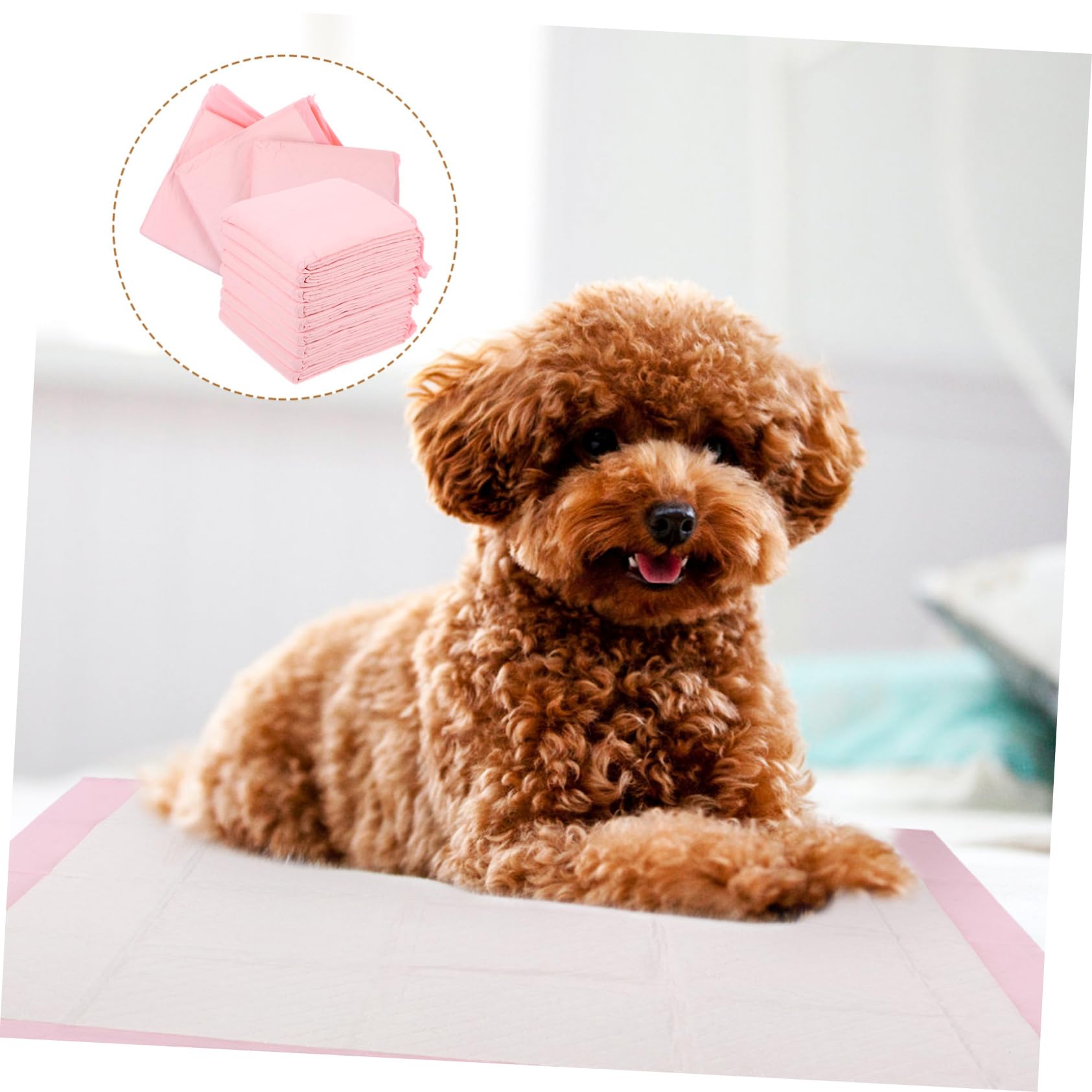 Toddmomy Hundetrainingsunterlage für Welpen 40 Stück Extra Super Saugfähig aus Vliesstoff für Hotelzimmer und Training