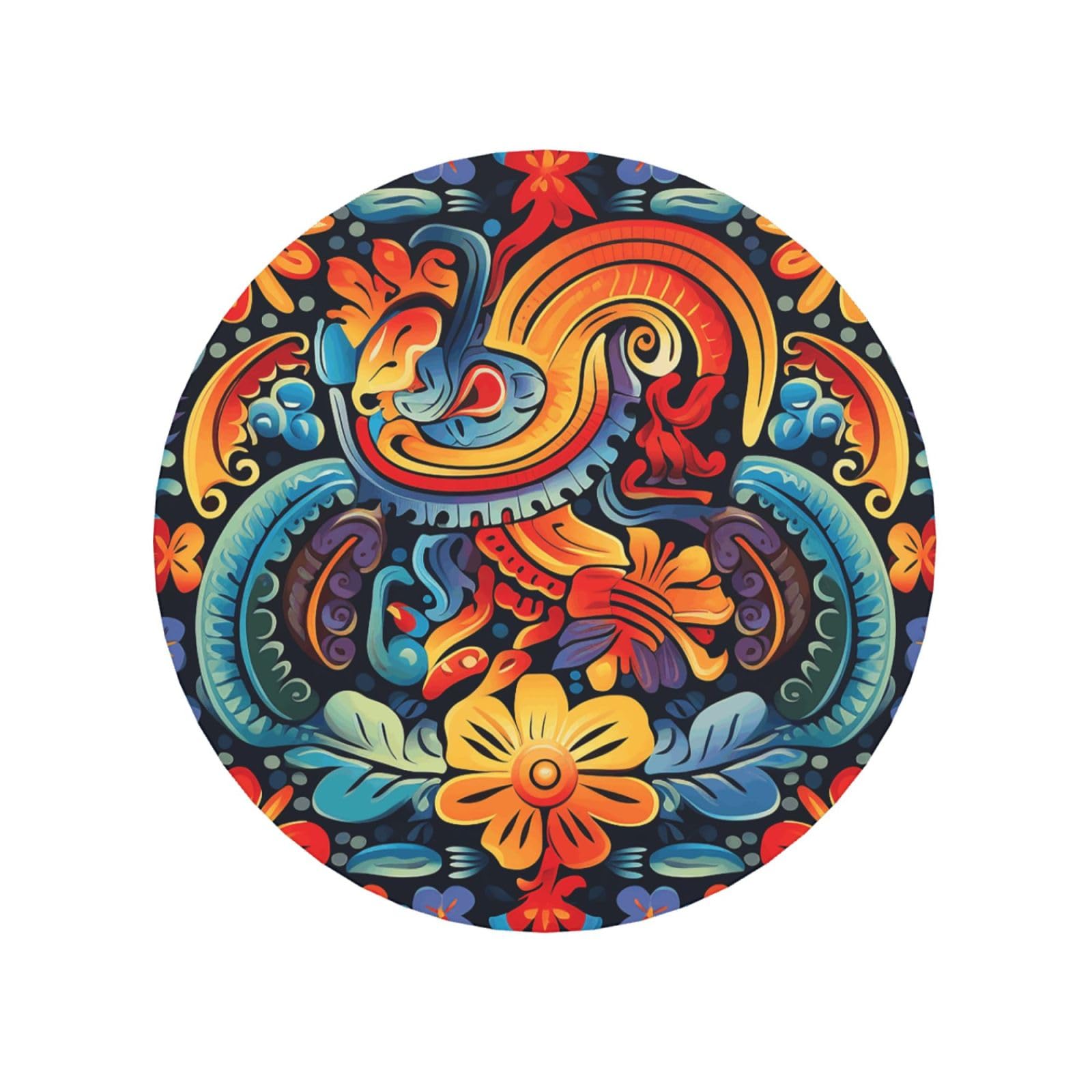 Fodpand Round Shape Mexican Fridge Magnets, Strong Small Refrigerator Magnets Decorative Magnets For Kitchen Fridge Office Locker - Funny Magnetic Stickers Birthday Gifts