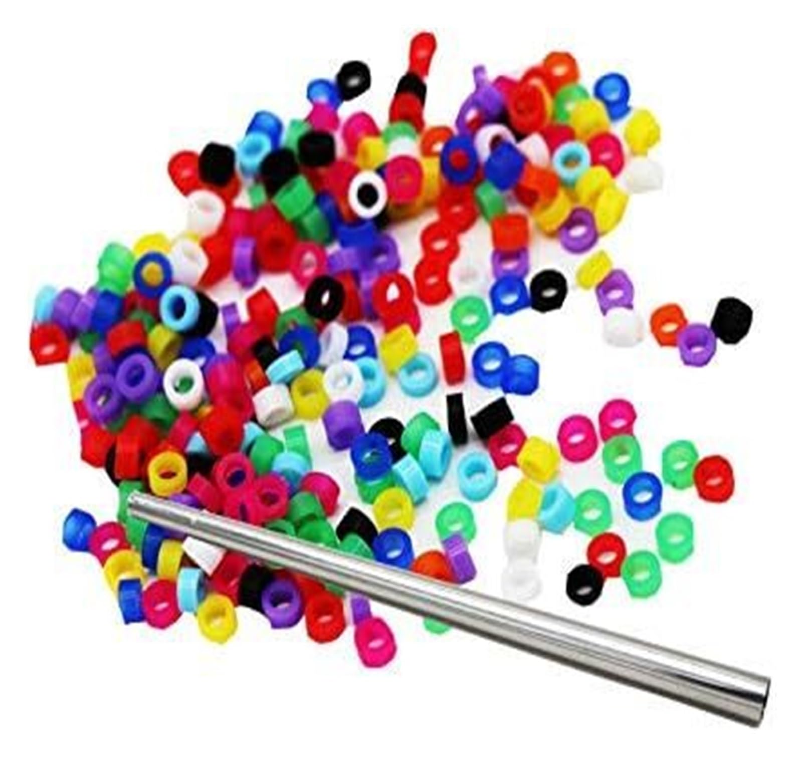 100 pezzi Anelli for zampe di uccelli, con clip for zampe di uccelli numerate Anello ultraleggero in plastica Anelli for zampe di uccelli for anelli con clip for pappagalli Fringuello Canarino Gouldia