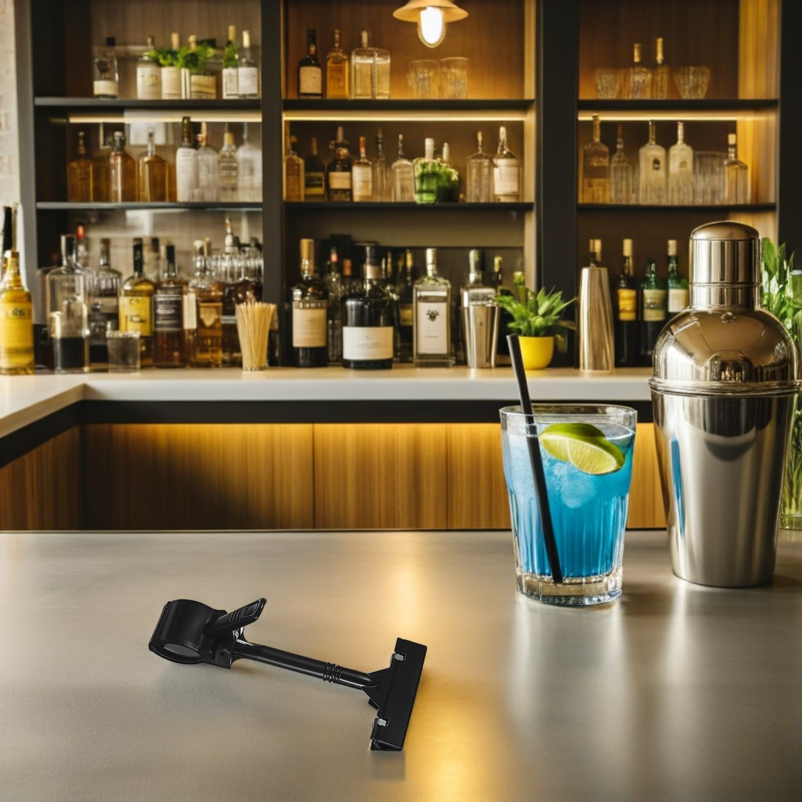 SHINEOFI 21 pezzi Clip per Cartellini Rotanti in Plastica Supporti per Etichette per Supermercati e Negozi Design per Fissaggio Sicuro e Installazione Rapida