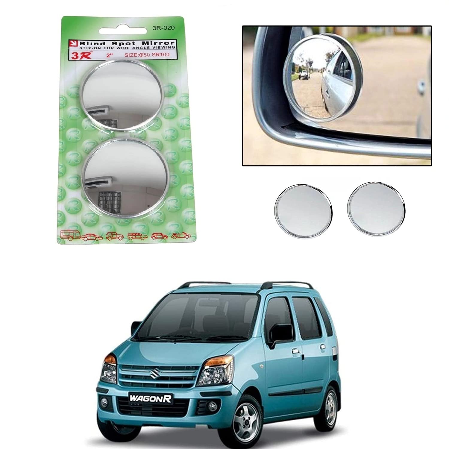Olmeo 3R020 Finish Slimmest Car Rear View Mirror Blind Spot 2 Pieces