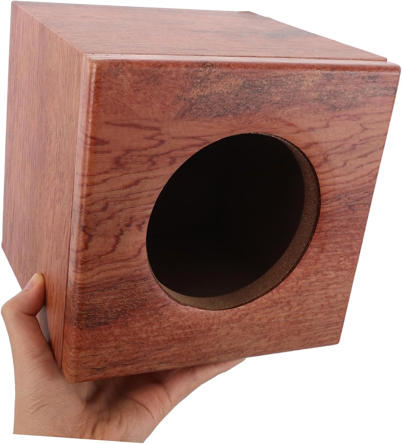 Healifty Car Audio Enclosures: Wooden Speaker Boxes Truck Stereo Enclosure for Home Vehicles Great Audio Sound Speaker Experiences 4 Inch
