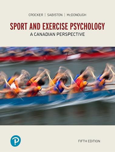 Sport and Exercise Psychology: A Canadian Perspective