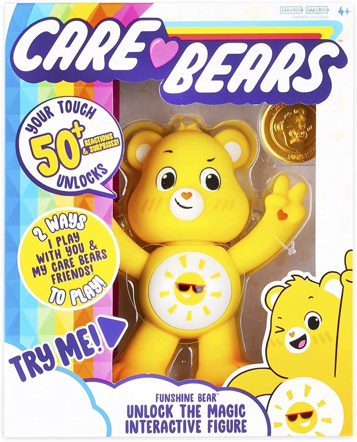 Care Bears Funshine Bear Interactive Collectible Figure