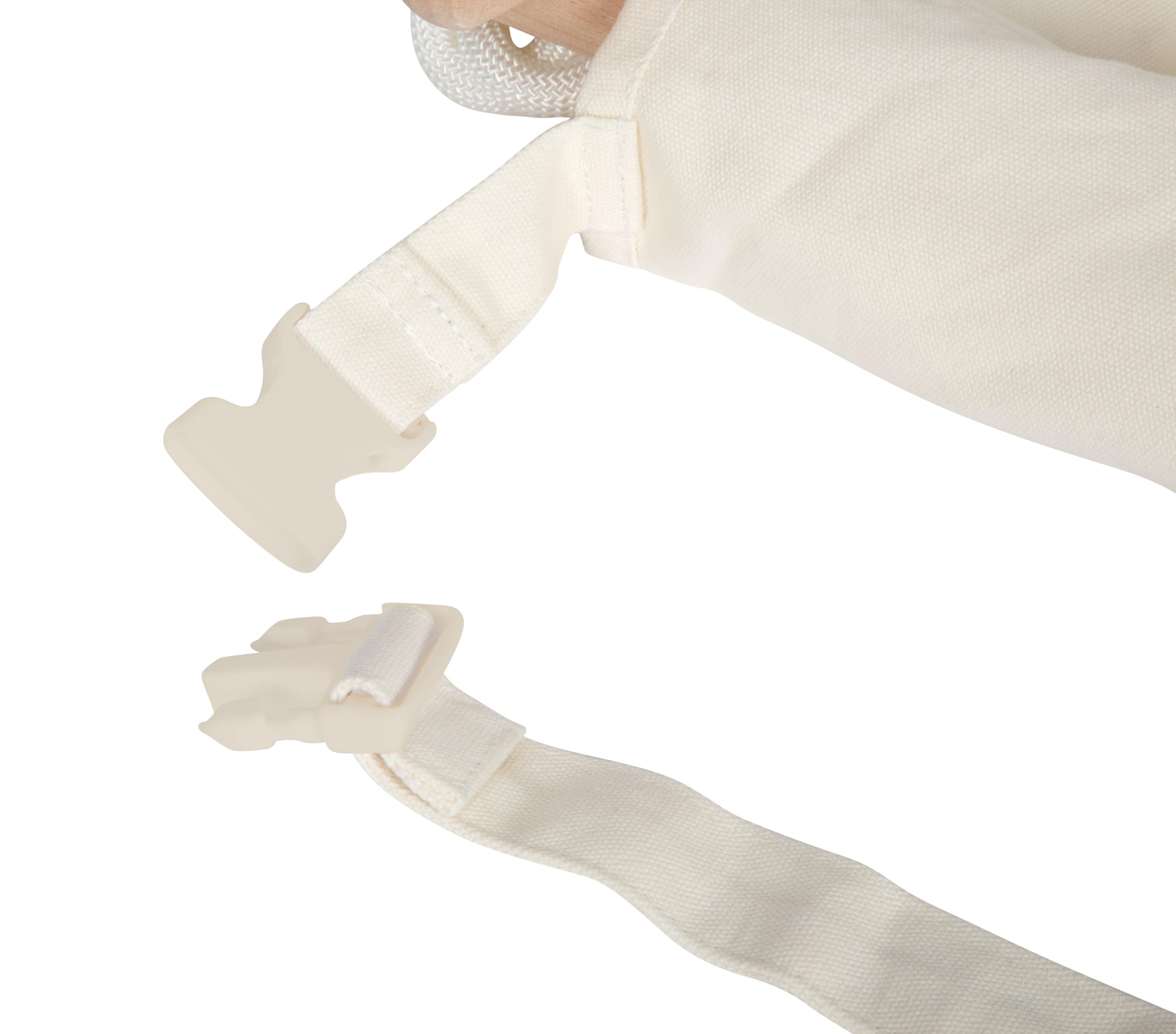 small foot Altalena per bebè beige, con cuscino reversibile rimovibile e cintura regolabile in lunghezza, per bambini piccoli dai 12 mesi, 12800