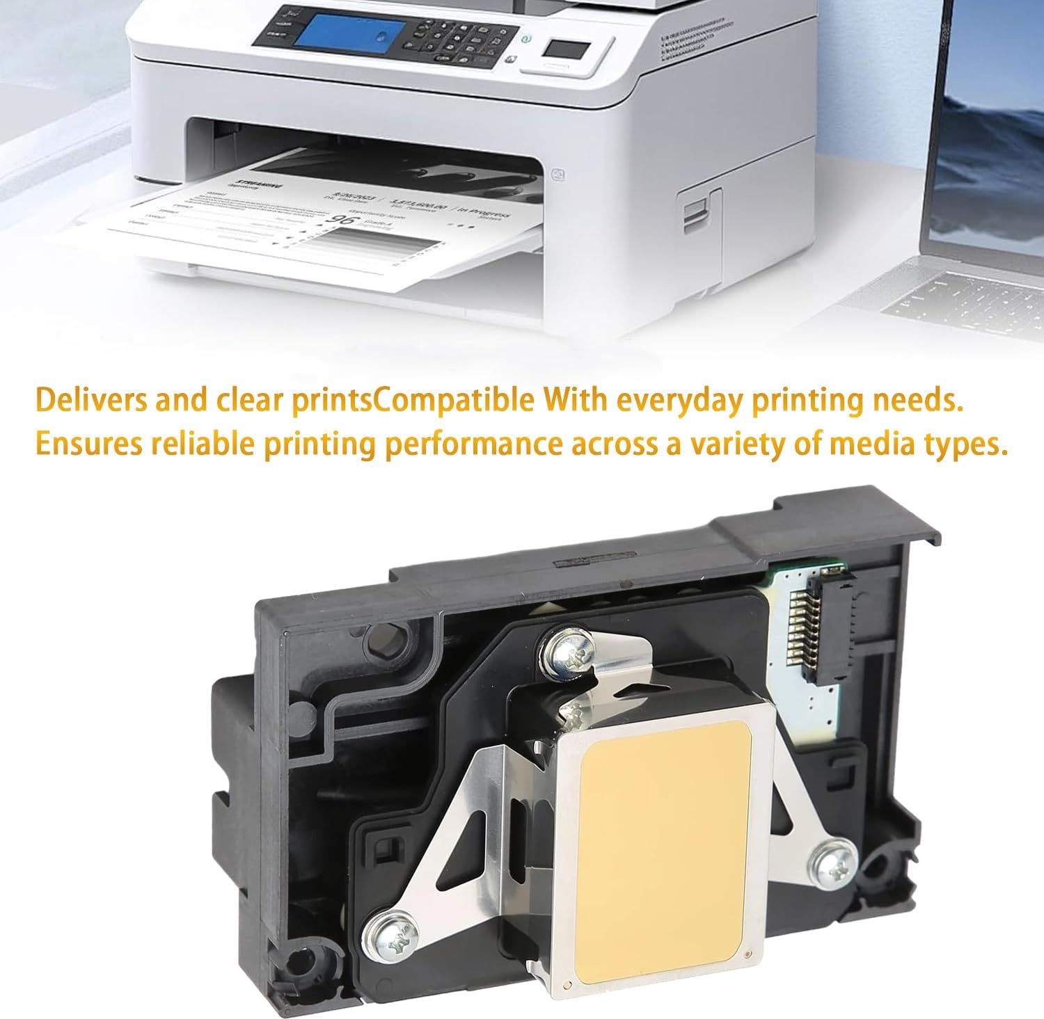 L1800 DTF printhead Replacement kit for DTF L1800 Series Printers Fit for L1800D R1390 R1400 R1430 R1500W R260 R270 R330 Printers 6 Colored High Performance Print Head, Easy Installation