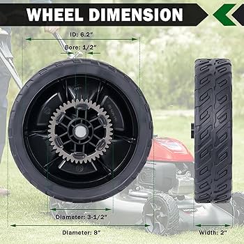 Amazon.com: CheeMuii HRN216 Lawn Mower Rear Drive Wheels Kit