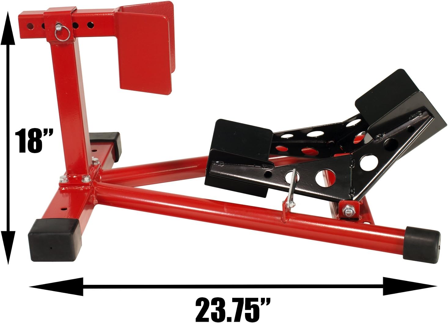 Motorcycle Wheel Chock Locking & Adjusting Stand fits 16" - 21" Tire