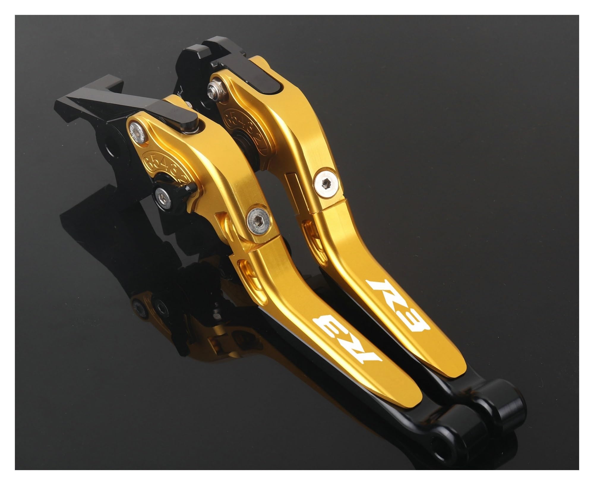 Lijiurger G Motorcycle Clutch Lever For Yzf-R3 Yzfr3 R3 2015-2024 Motorcycle Master Brake Lever Clutch Set Adjustable Foldin Handle Uard Levers