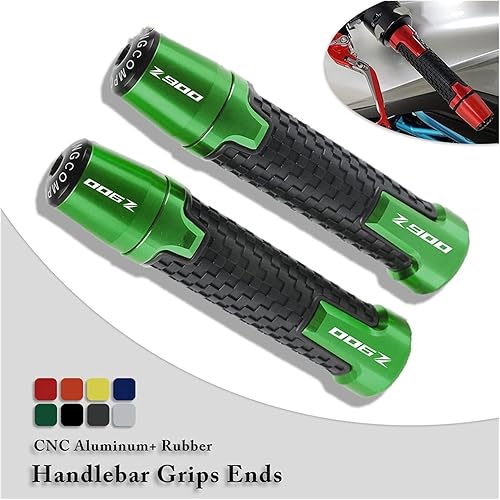 Miniatura 6 de Empuñaduras de manillar 78 ''0.866 in motocicleta aluminio accesorios manillar extremos mango bar Grips para Kawasaki Z900 Z900RS 2017 2018 2019