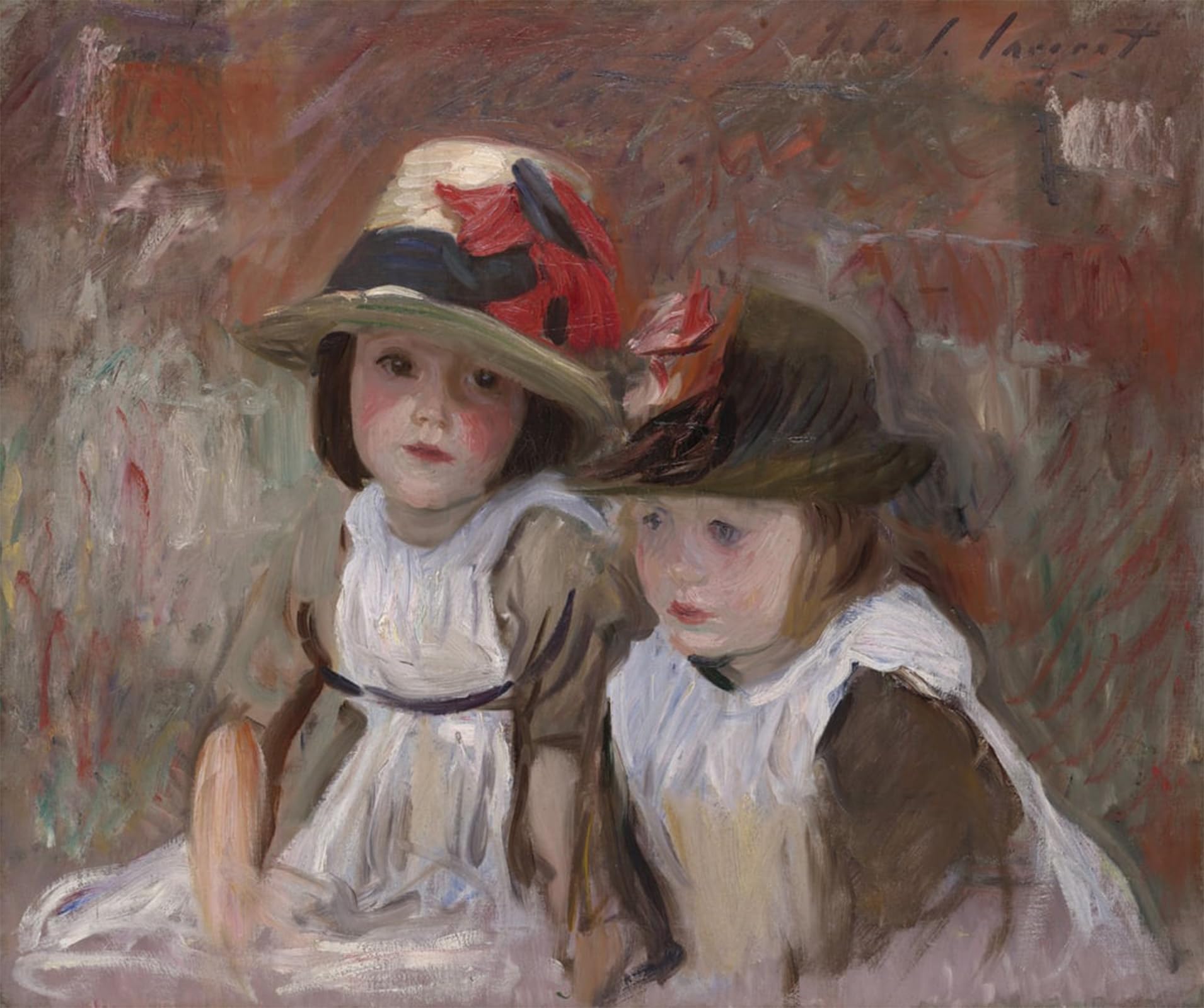 RZHRHJES Vintage Wall Art Picture on Canvas Wall Art Poster Village Children by John Singer Sargent Canvas Poster for Home Decor 60x90cm