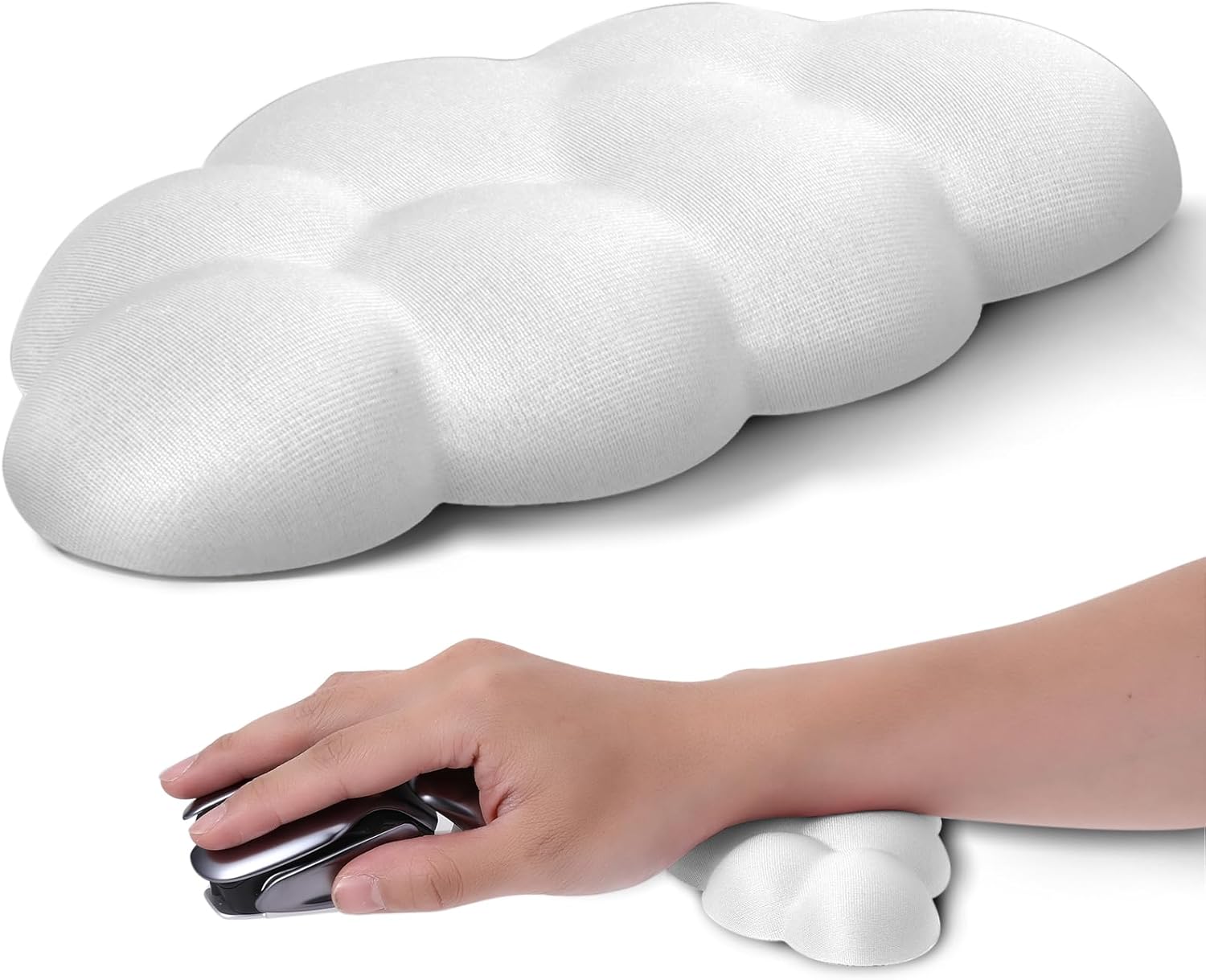 TIESOME Cloud Wrist Rest for Mouse, Memory Foam Wrist