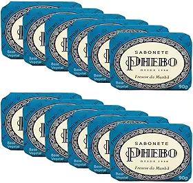 Phebo Sabonete, Frescor Da Manhã, 90g, 12 Unidades