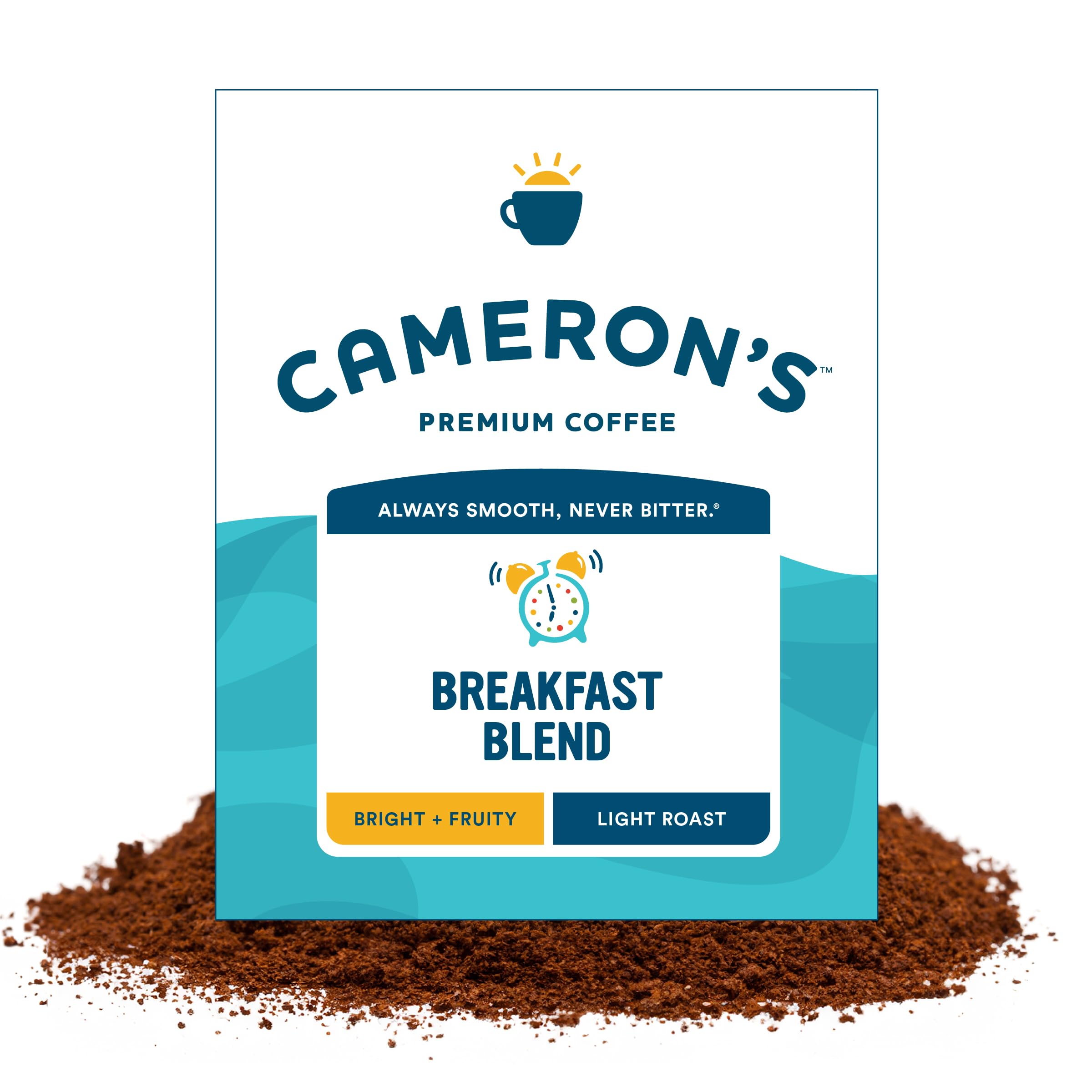 Cameron's Coffee Gerösteter gemahlener Kaffeebeutel, Frühstücksmischung, 1,8 l, 1 Stück